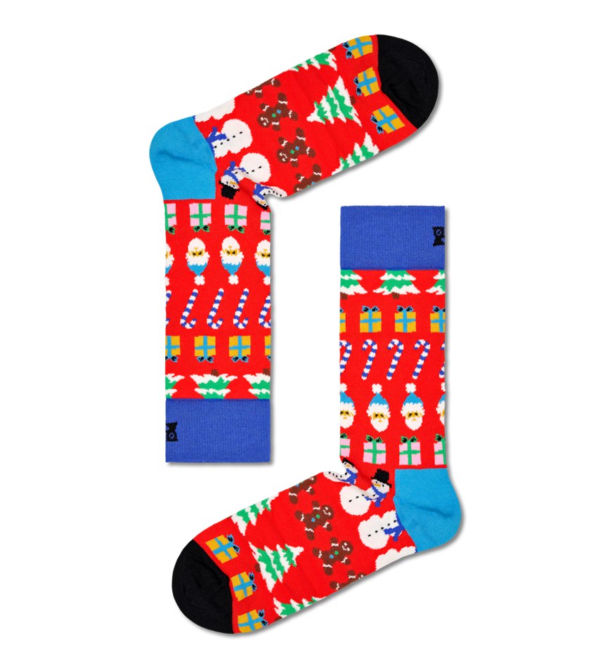 Gift Set Happy Socks 3-Pack X-Mas Sweater Socks | YCK-4095377