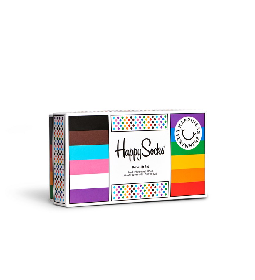 Gift Set Happy Socks 3-Pack Pride Socks | ALL-7150600