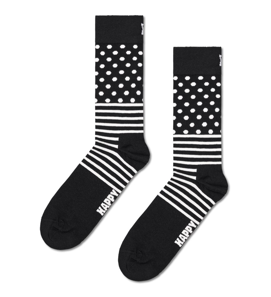 Gift Set Happy Socks 4-Pack Classic Black & White Socks | BTK-6155744