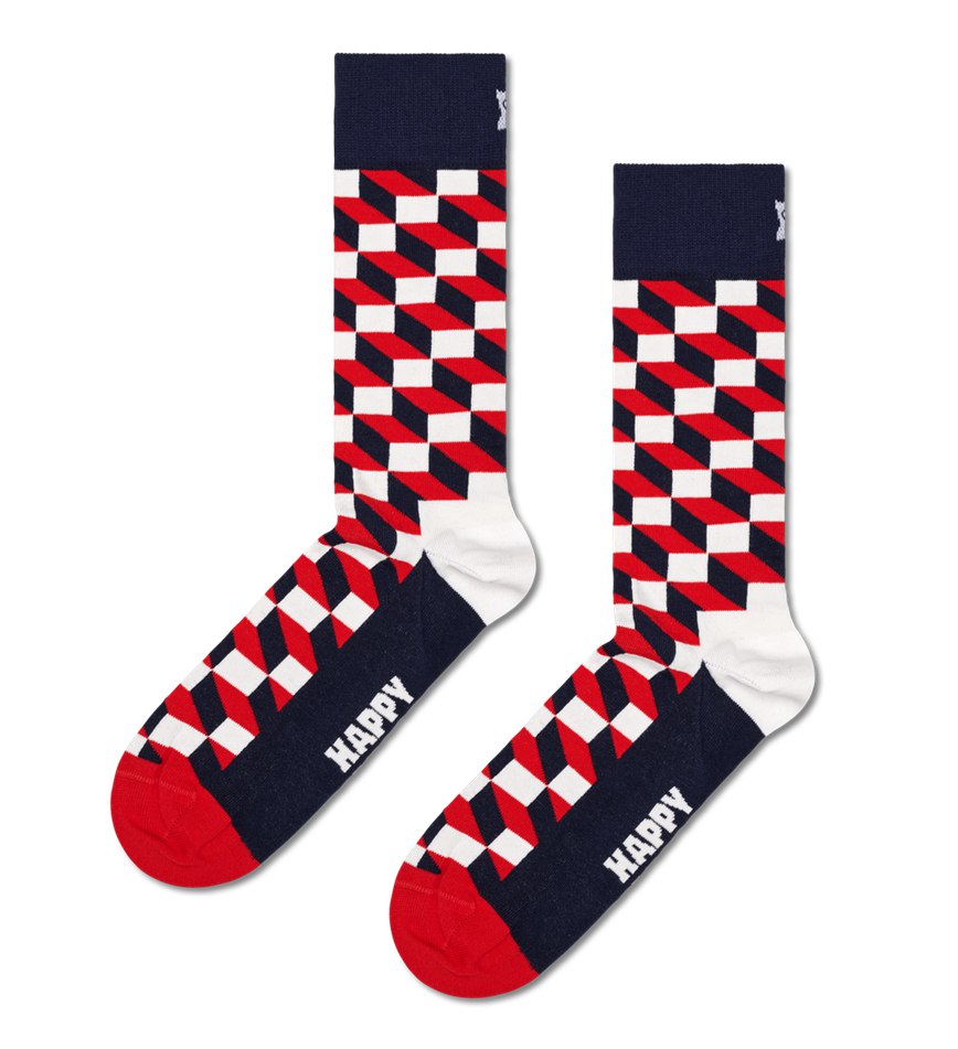 Gift Set Happy Socks 4-Pack Classic Navy Socks | AIK-5591963