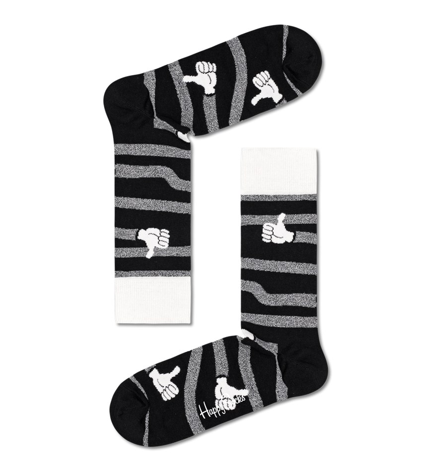 Gift Set Happy Socks 4-Pack Black & White Socks | KFN-6844548