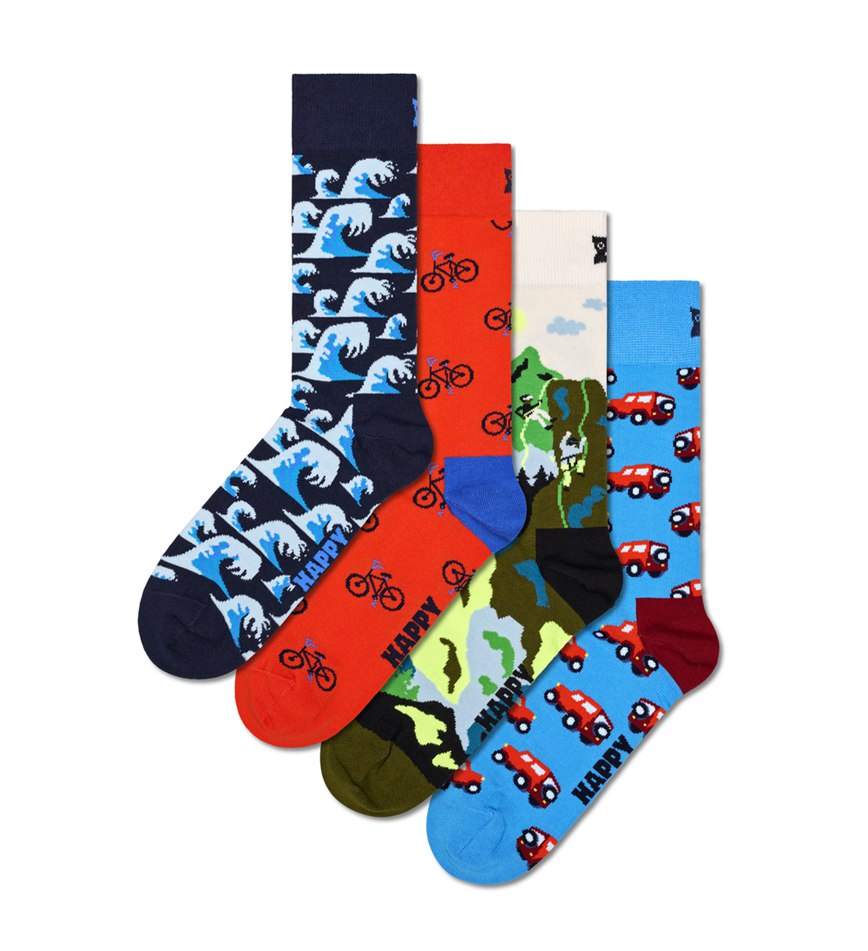 Gift Set Happy Socks 4-Pack Out And About Socks | ZDS-4521914