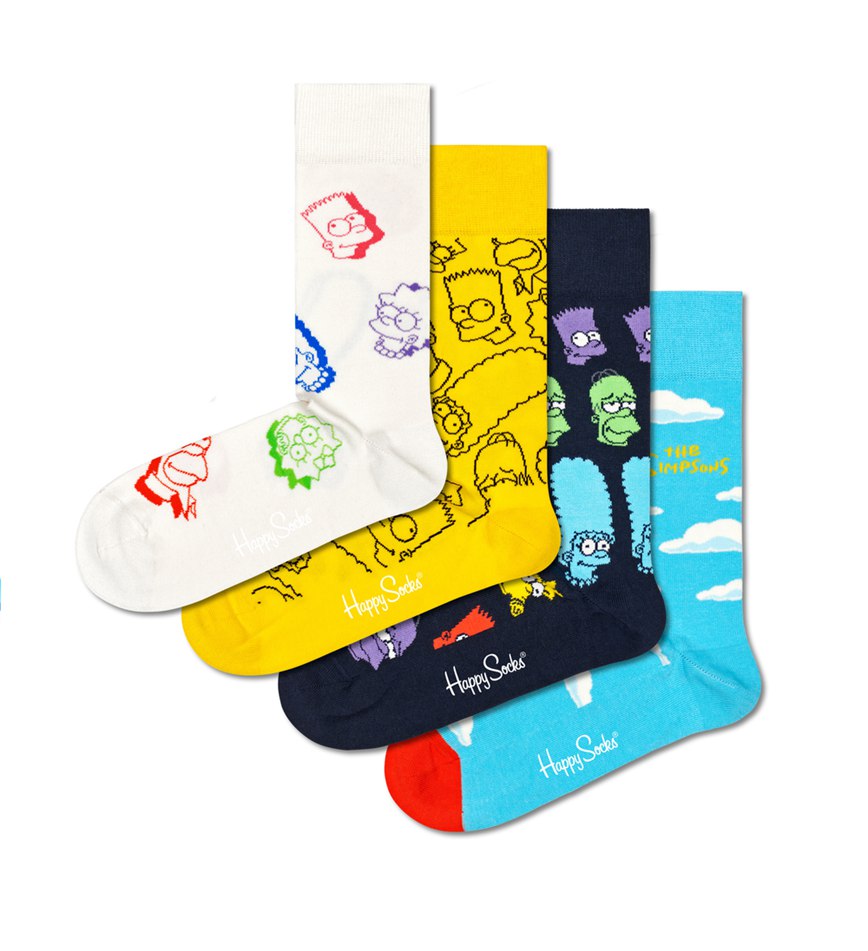 Gift Set Happy Socks The Simpsons 4-Pack | CKT-7547775