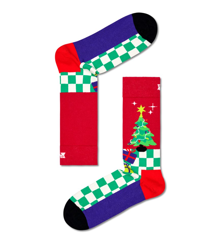 Gift Set Happy Socks 4-Pack Santa's Workshop Socks | OGD-4011091