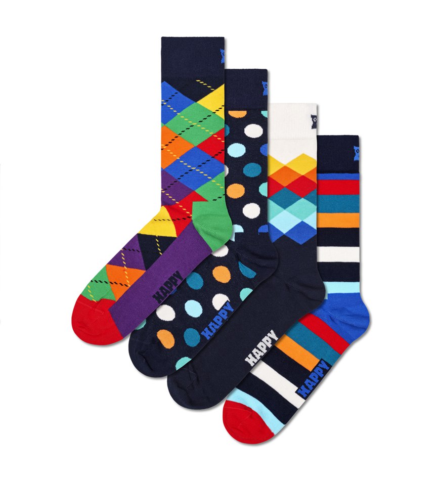 Gift Set Happy Socks 4-Pack Multi-Color Socks | CMJ-3768703