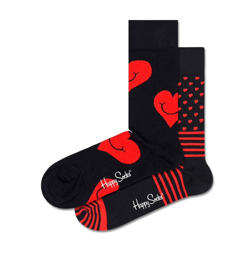 Gift Set Happy Socks 2-Pack I Heart You Socks | FUH-9495217