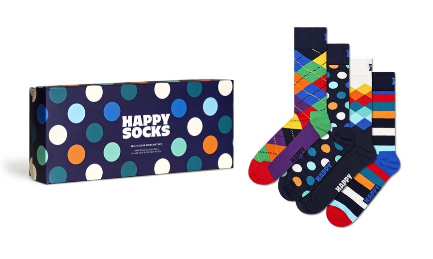 Gift Set Happy Socks 4-Pack Multi-Color Socks | CMJ-3768703