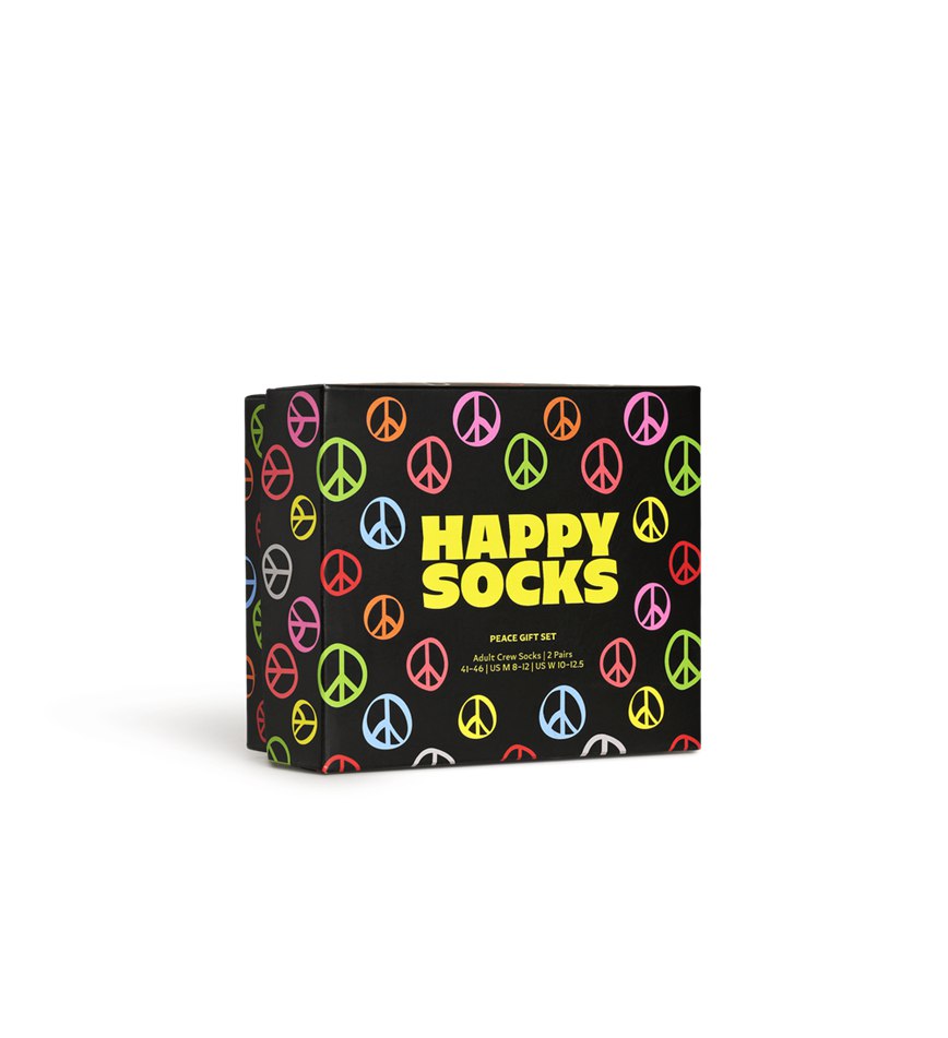 Gift Set Happy Socks 2-Pack Peace Socks | NLO-6743665