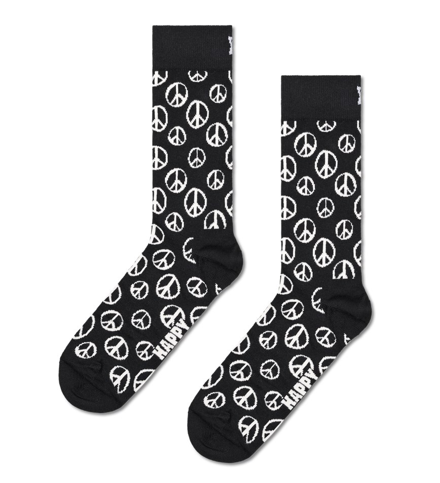 Gift Set Happy Socks 3-Pack Black And White Socks | NLR-8637400