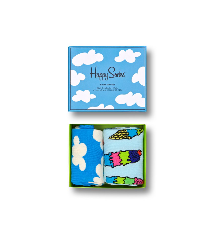 Gift Set Happy Socks 2-Pack Sunny Day Socks | VQF-0881846