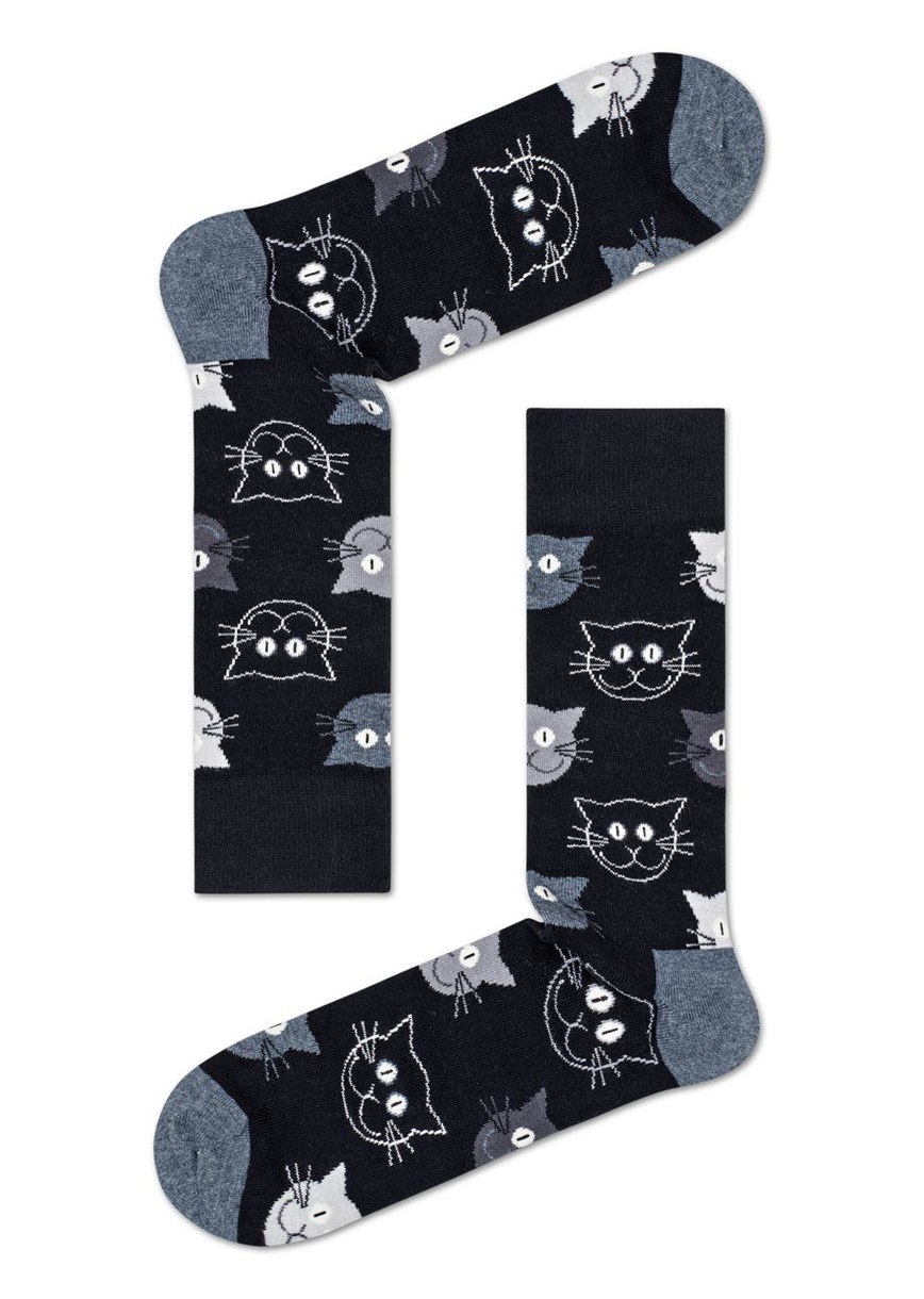 Gift Set Happy Socks 3-Pack Mixed Cat Socks | ITL-7704383