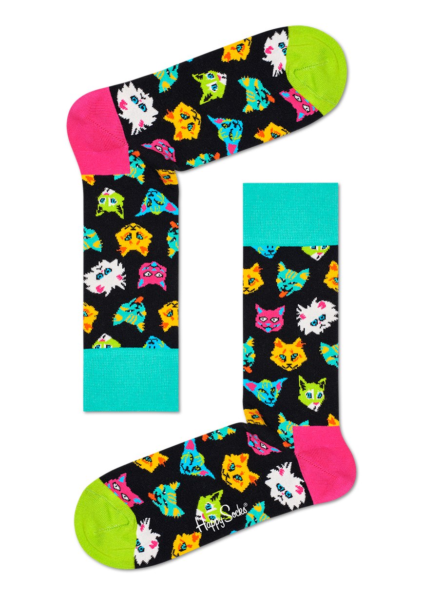 Gift Set Happy Socks 2-Pack Cat Lover | PJE-2079163