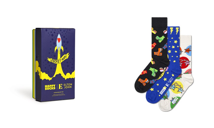 Gift Set Happy Socks Elton John 3-Pack | PMK-2201599