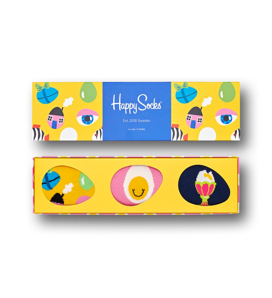 Gift Set Happy Socks 3-Pack Easter | NRF-0875073