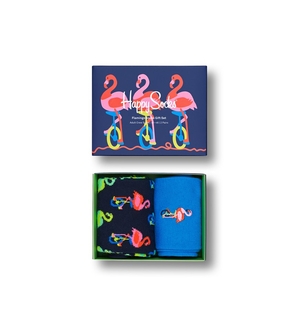 Gift Set Happy Socks 2-Pack Flamingo Socks | UVC-3719667