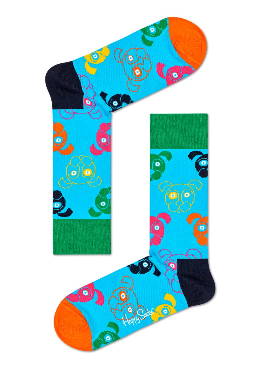 Gift Set Happy Socks 3-Pack Mixed Dog Socks | KIX-1823983