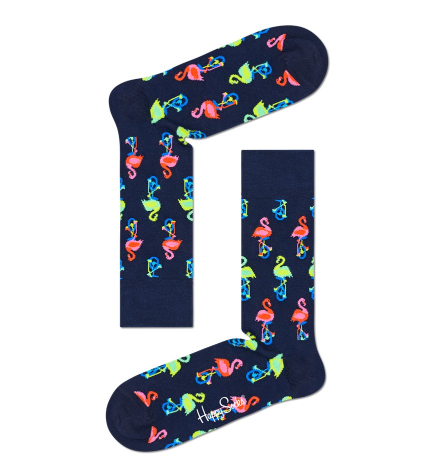 Gift Set Happy Socks 2-Pack Flamingo Socks | UVC-3719667