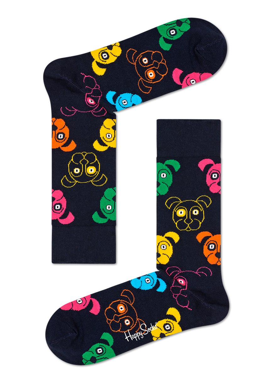 Gift Set Happy Socks 3-Pack Mixed Dog Socks | KIX-1823983