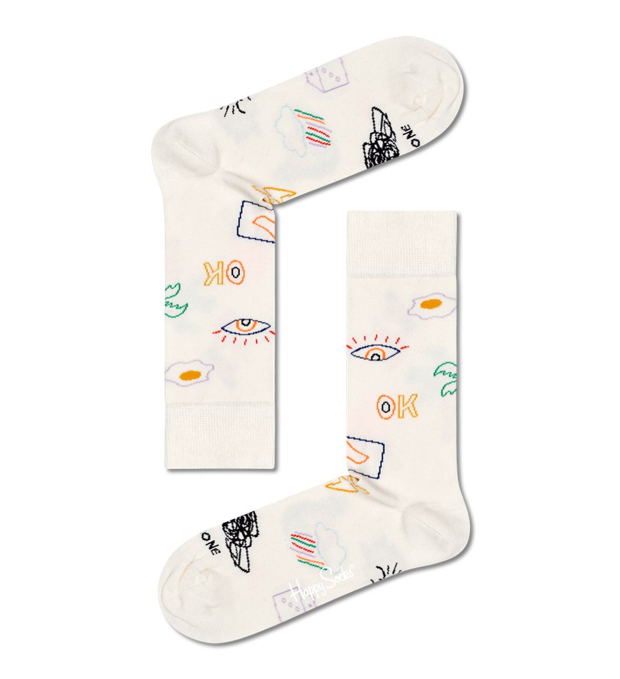 Gift Set Happy Socks 4-Pack Good Times Socks | GKG-1968785