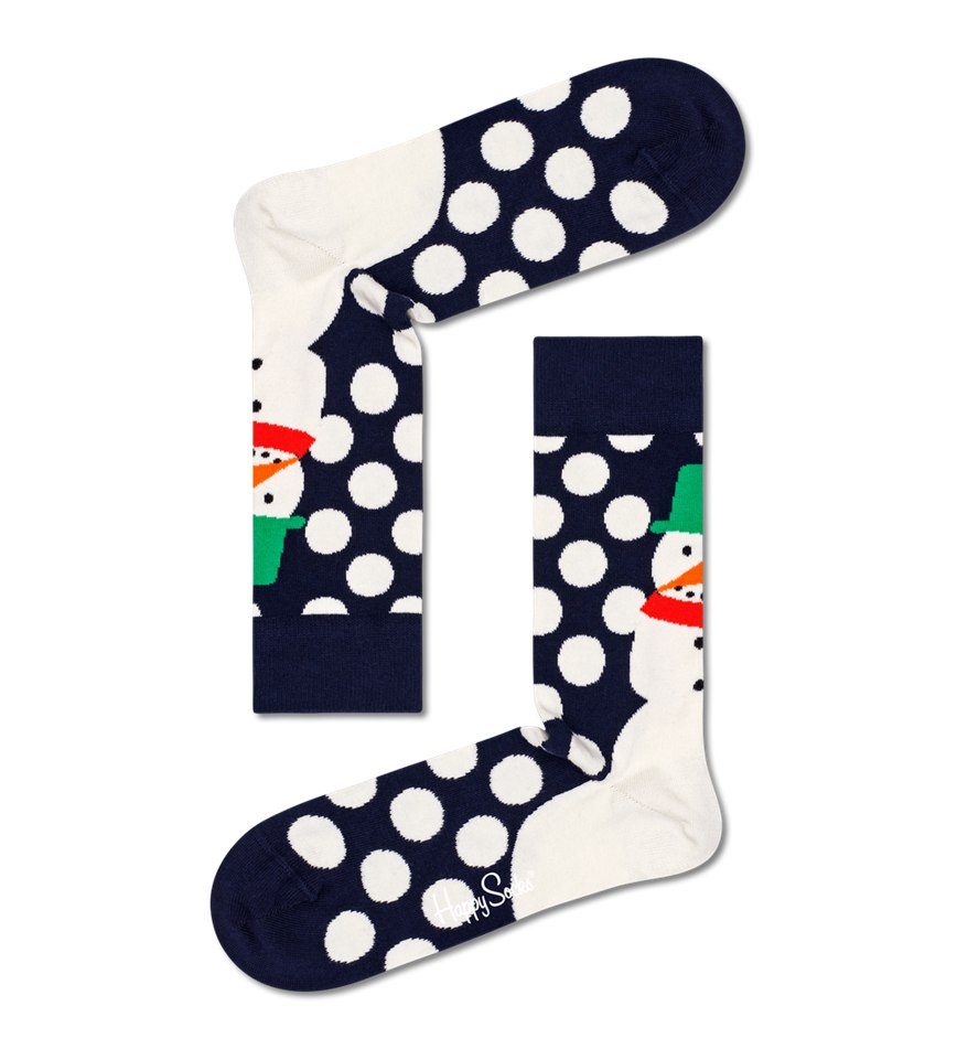 Gift Set Happy Socks 4-Pack Gingerbread Cookies Socks | TQZ-7884413