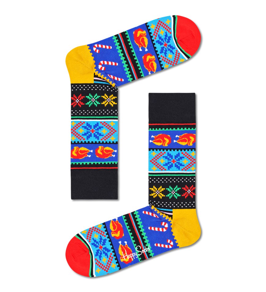 Gift Set Happy Socks 4-Pack Happy Holiday Socks | PYQ-8033486