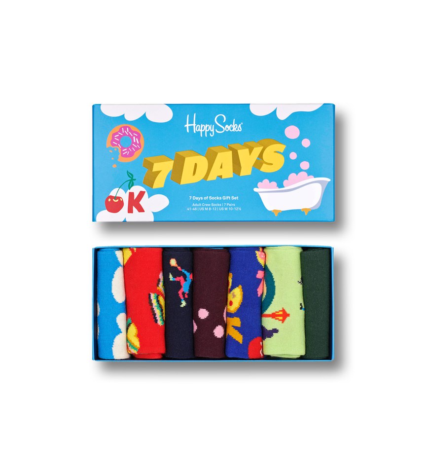 Gift Set Happy Socks 7-Days 7 Day Socks | TKF-4213311