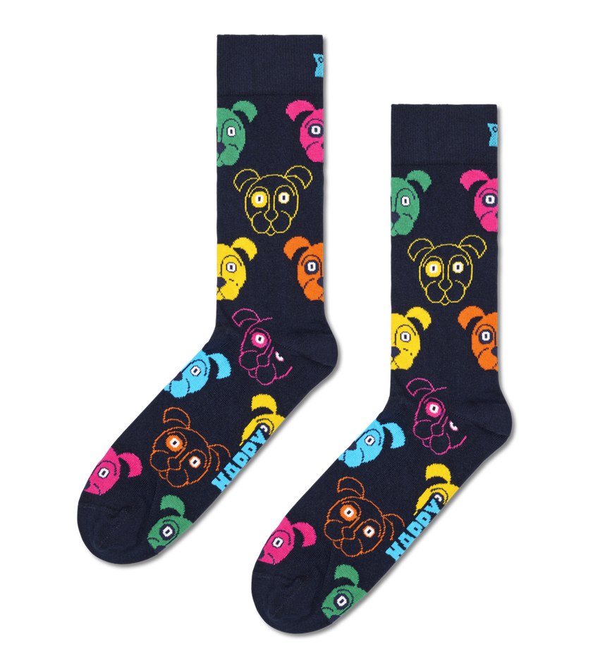 Gift Set Happy Socks 3-Pack Mixed Dog Socks | VYV-6140898