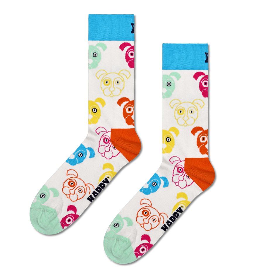 Gift Set Happy Socks 3-Pack Mixed Dog Socks | VYV-6140898