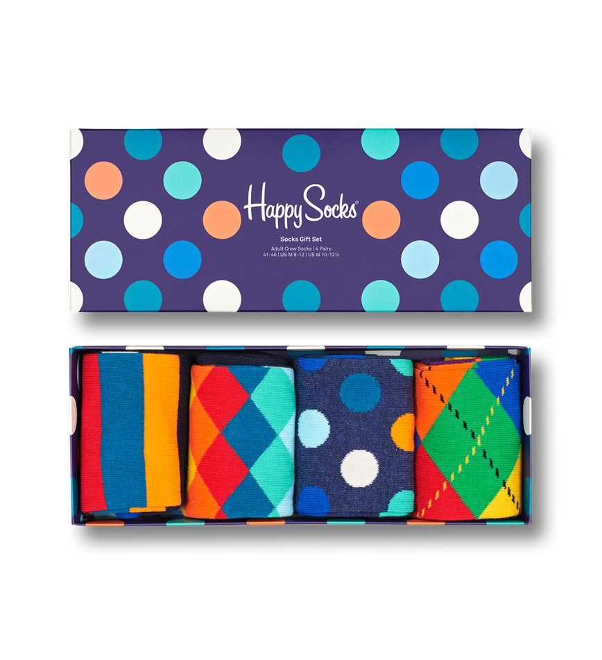 Gift Set Happy Socks 4-Pack Multi-Color Socks | YQQ-5264771