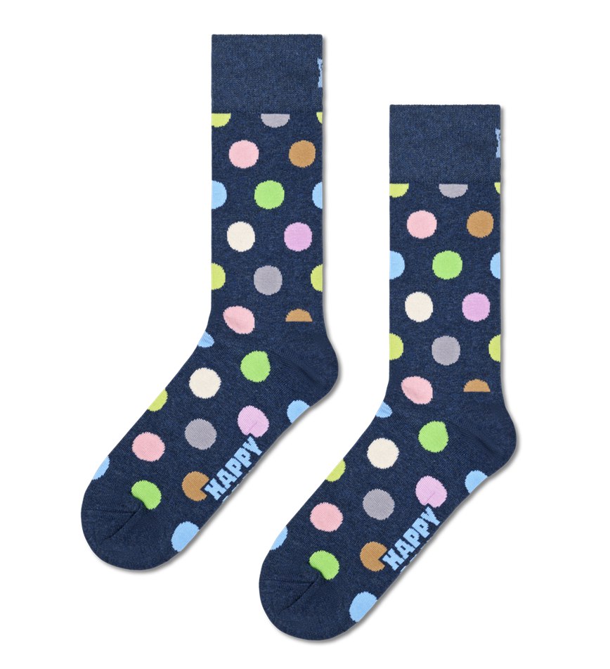 Gift Set Happy Socks 3-Pack Navy Socks | UXH-5441383