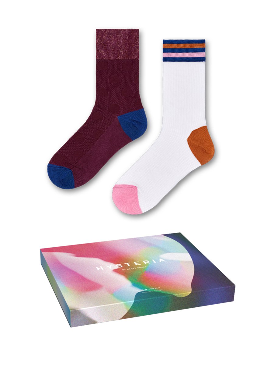 Gift Set Happy Socks 2-Pack Gabrielle | UUK-6494244