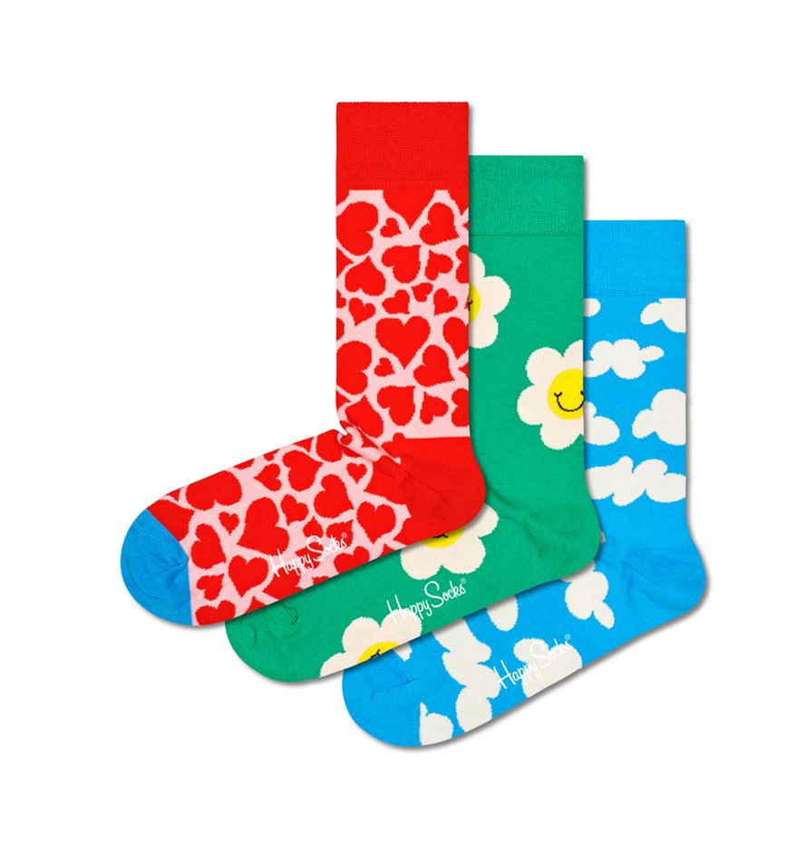 Gift Set Happy Socks 3-Pack I Flower You Socks | ZCF-8743742