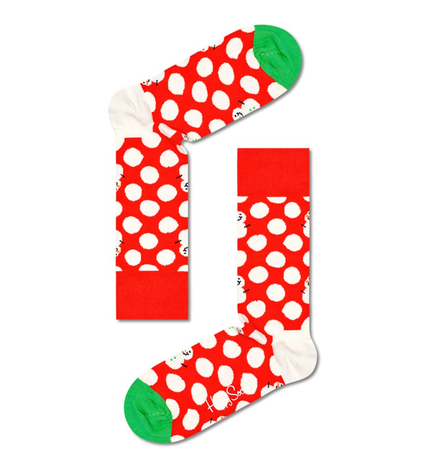 Gift Set Happy Socks 2-Pack Big Dot Snowman | JRZ-6265618