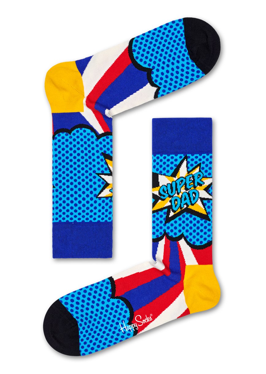 Gift Set Happy Socks 3-Pack Super Dad Socks | FEY-1235735