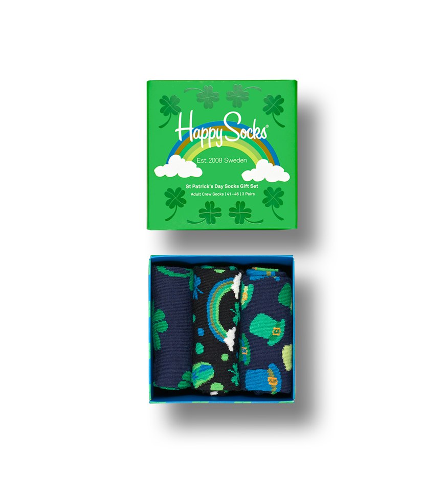 Gift Set Happy Socks 3-Pack St. Patrick's | UES-2767852