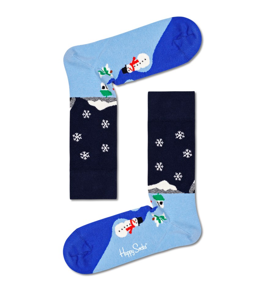 Gift Set Happy Socks 3-Pack Snowman Socks | QJI-0068380