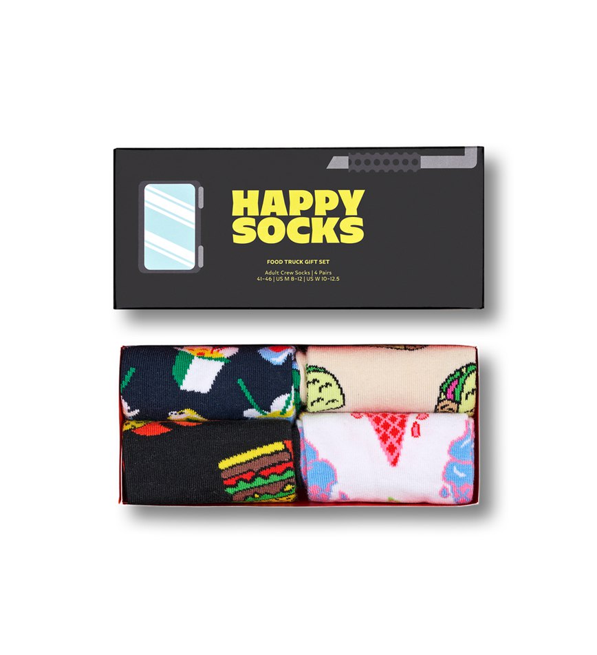 Gift Set Happy Socks 4-Pack Food Truck Socks | SOF-9661406