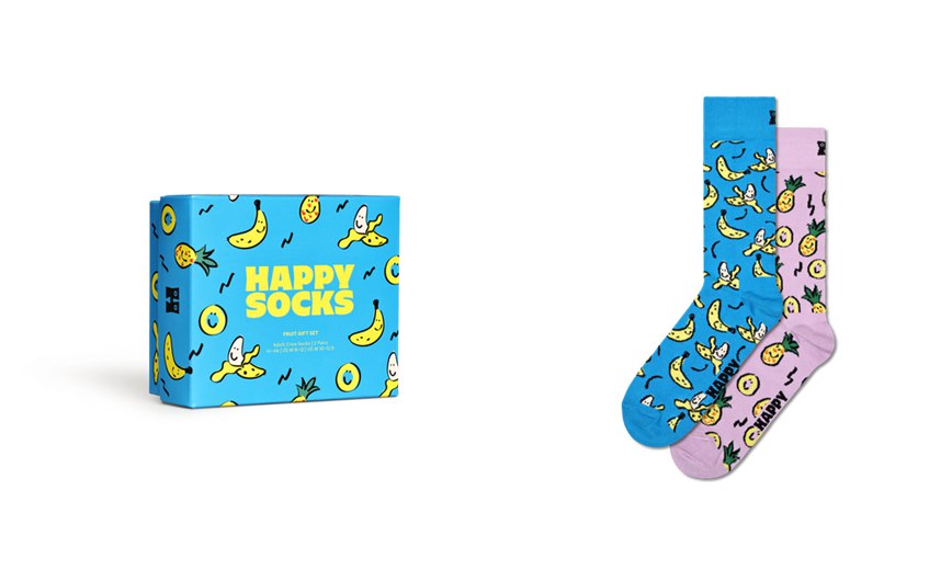 Gift Set Happy Socks 2-Pack Fruits Socks | WWA-9507813