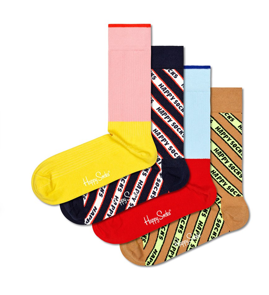 Gift Set Happy Socks 4-Pack Happy Premium Socks | ULE-8547563