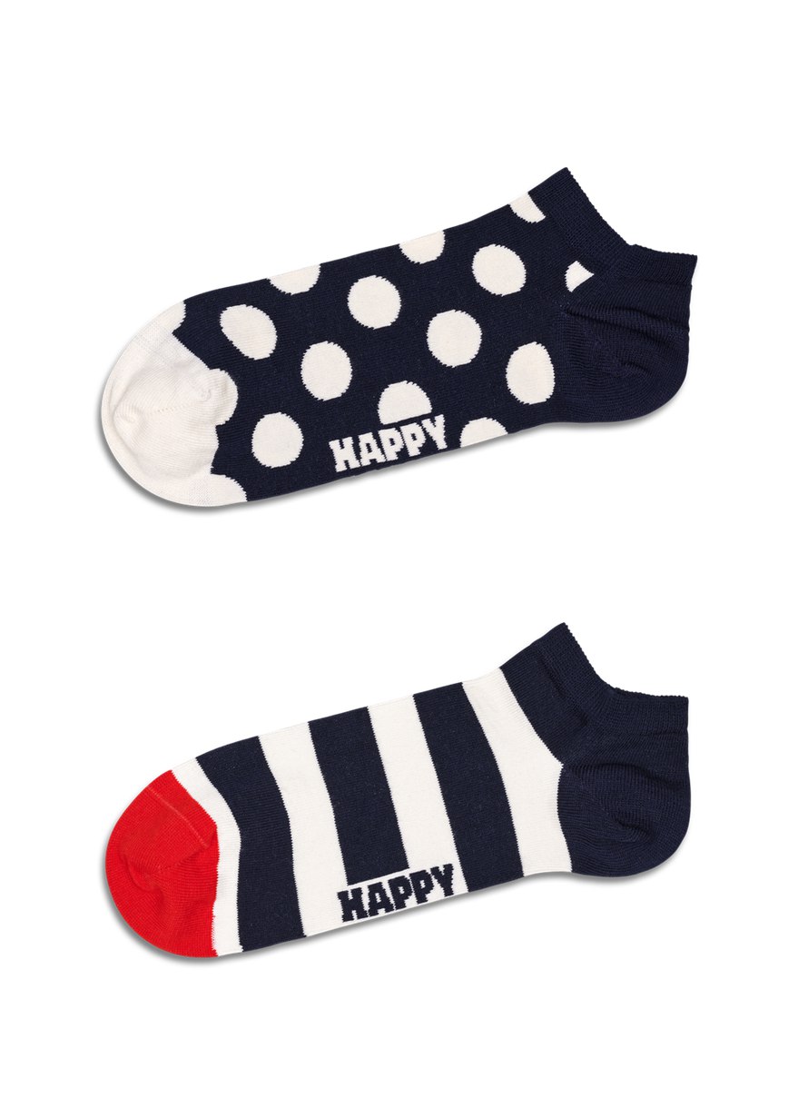 Chaussette Happy Socks 2-Pack Big Dot Stripe Low | IST-2933181