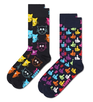 Chaussette Happy Socks 2-Pack Classic Cat | ERZ-6378654