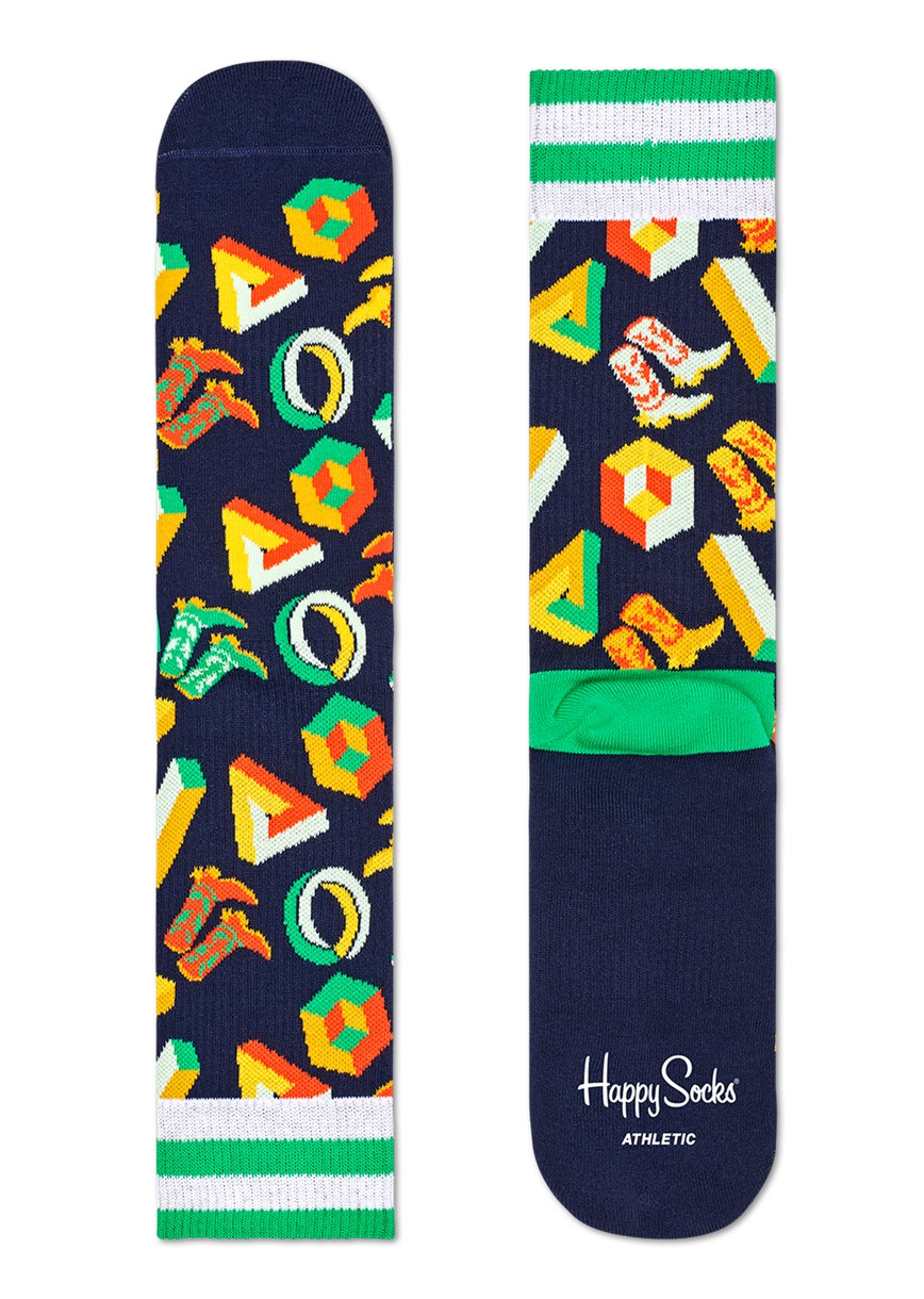 Chaussette Happy Socks Athletic 3D Crew | LMR-2027618