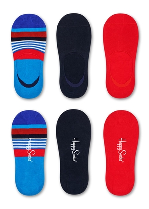 Chaussette Happy Socks 3-Pack Multi Stripe Liner | ATB-7979305