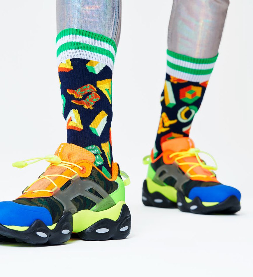 Chaussette Happy Socks Athletic 3D Crew | LMR-2027618