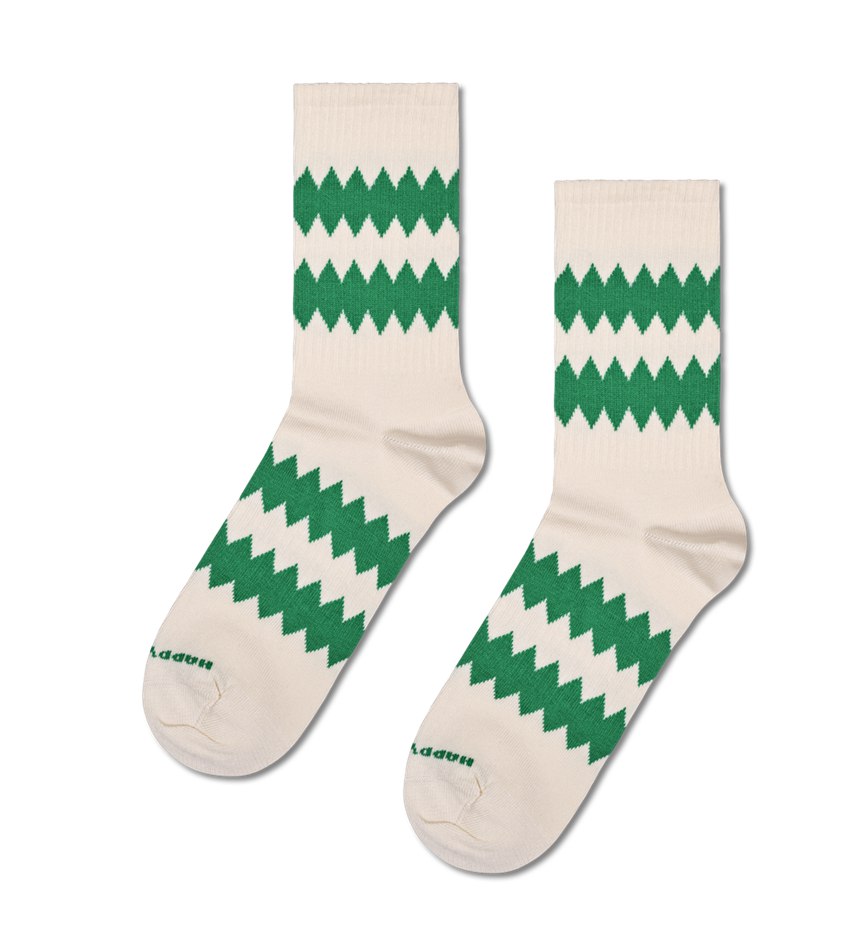 Chaussette Happy Socks Zigzag 3/4 Crew | GXC-5147640