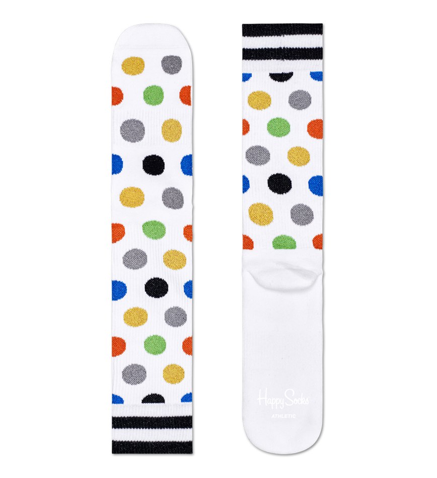 Chaussette Happy Socks Athletic Big Dot | QJG-3655494