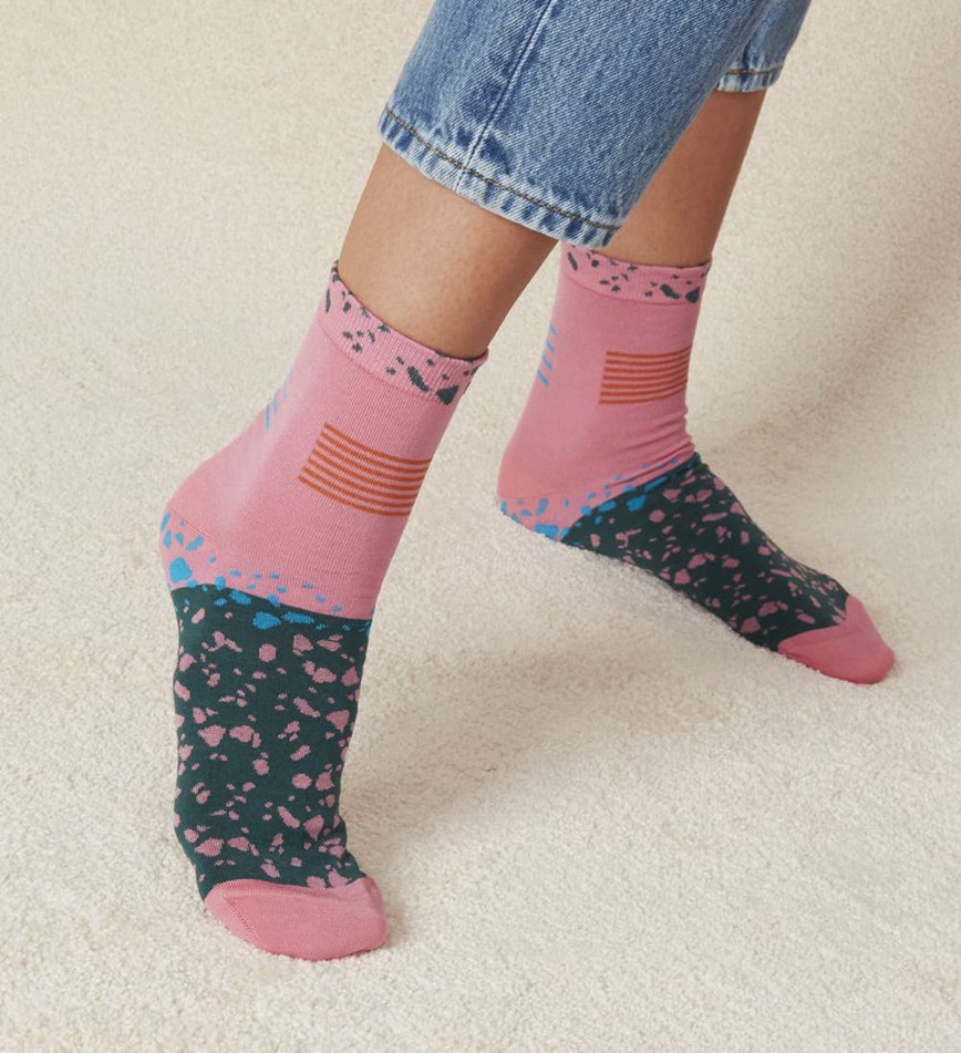 Chaussette Happy Socks Ruby Ankle | XVD-5098606