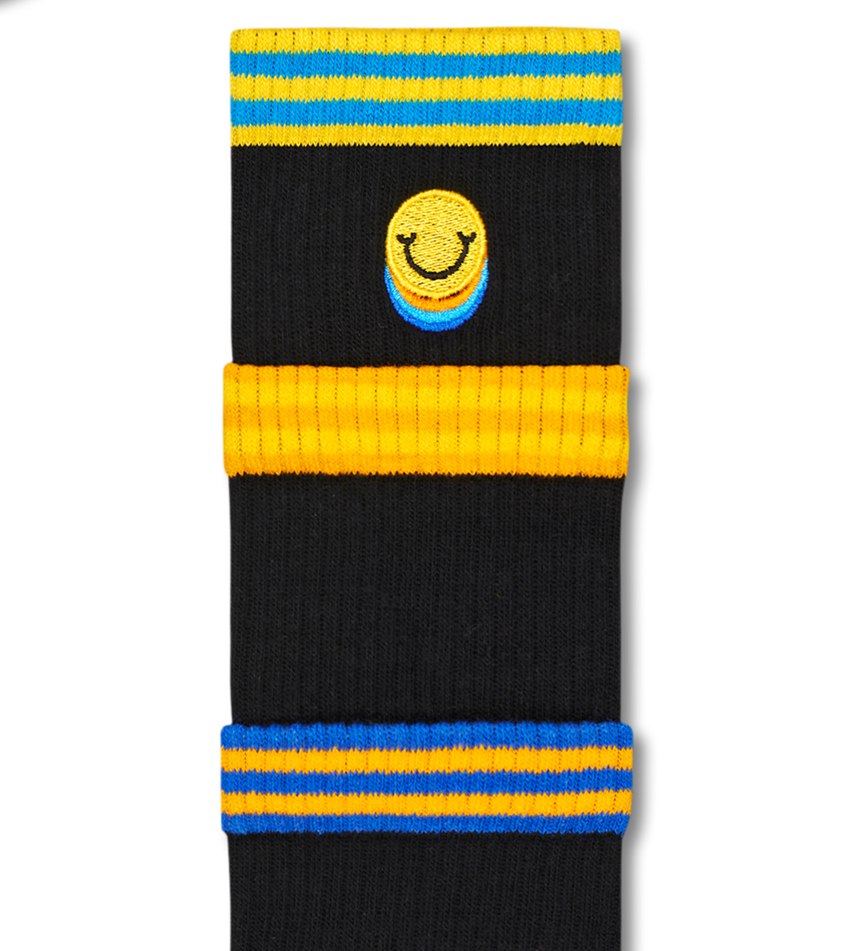 Chaussette Happy Socks Colors Cuff Thin Crew | PVO-1173176