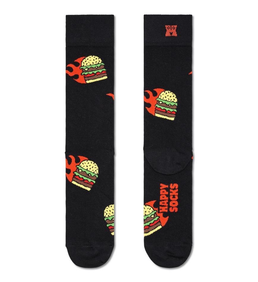 Chaussette Happy Socks Flaming Burger | ICV-1975074