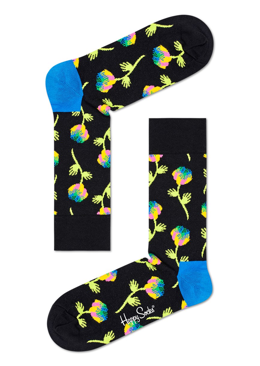 Chaussette Happy Socks Hand Flower | HMU-0862973